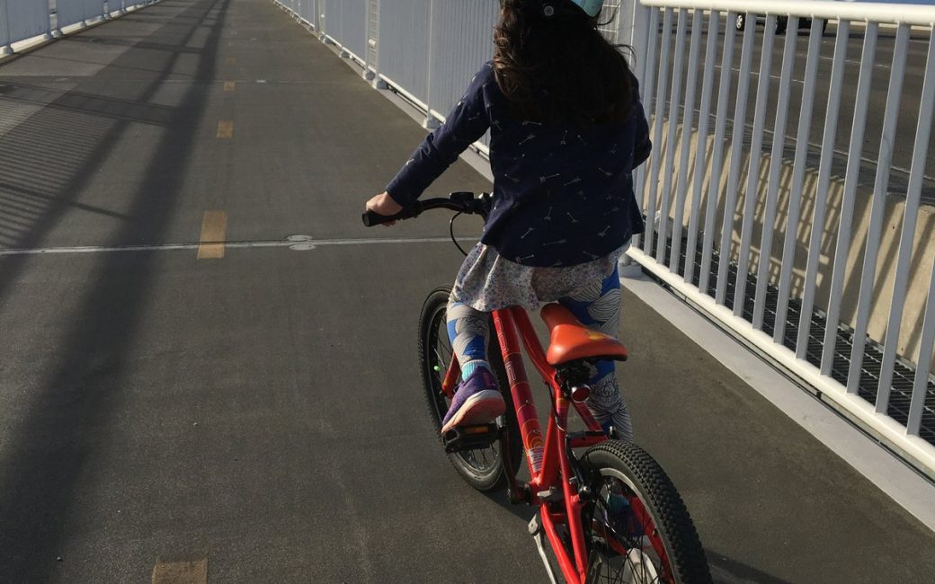 Bridge bike ride