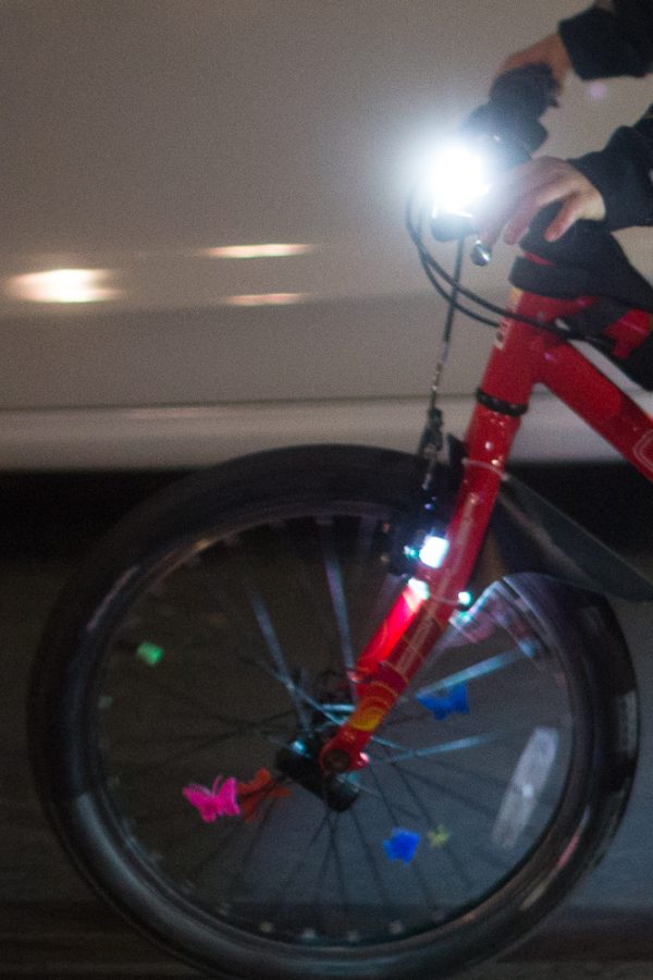 Bike headlight photo