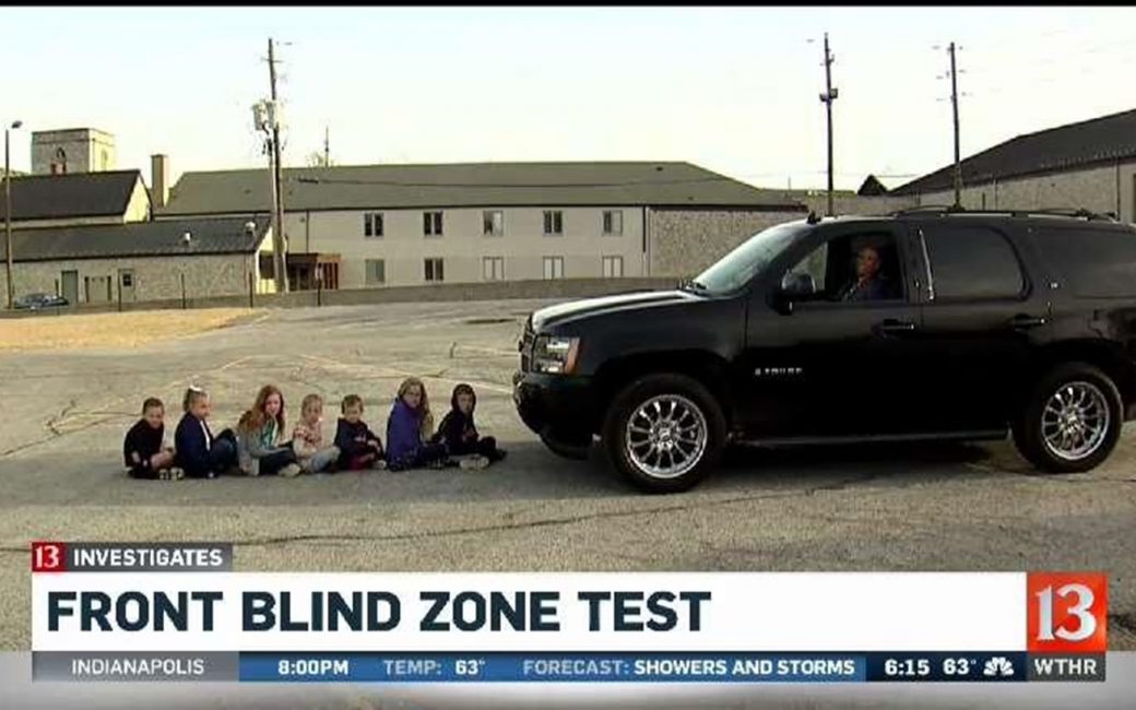 13 Investigates: Millions of vehicles have unexpected, dangerous front blind zone | wthr.com