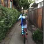 Bike Flag Light Pole, made in Oakland