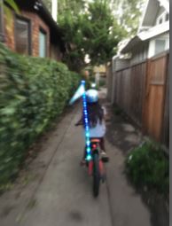 Bike Flag Light Pole, made in Oakland
