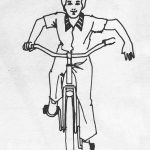 Bicycle hand signal image via Wikipedia
