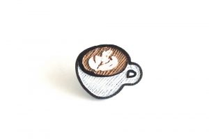 Latte art spoke decoration for bicycle wheels (painted)