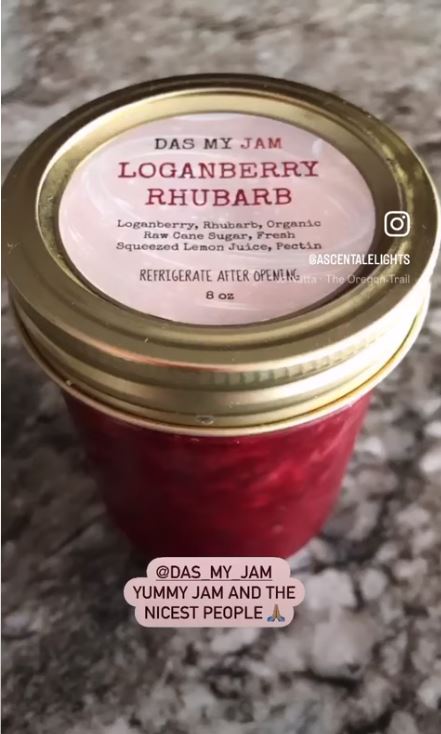 Loganberry Rhubarb Jam from Das My Jam