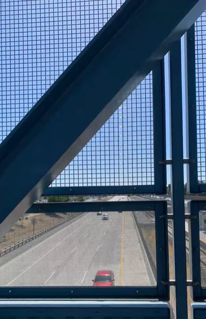 View of Highway 4 from Antioch BART