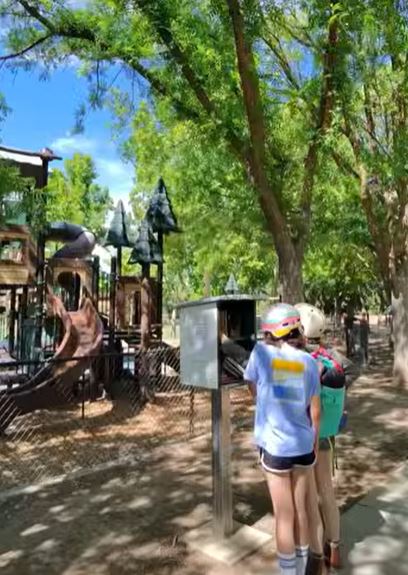 Little Free Library at Creekside Park in Brentwood